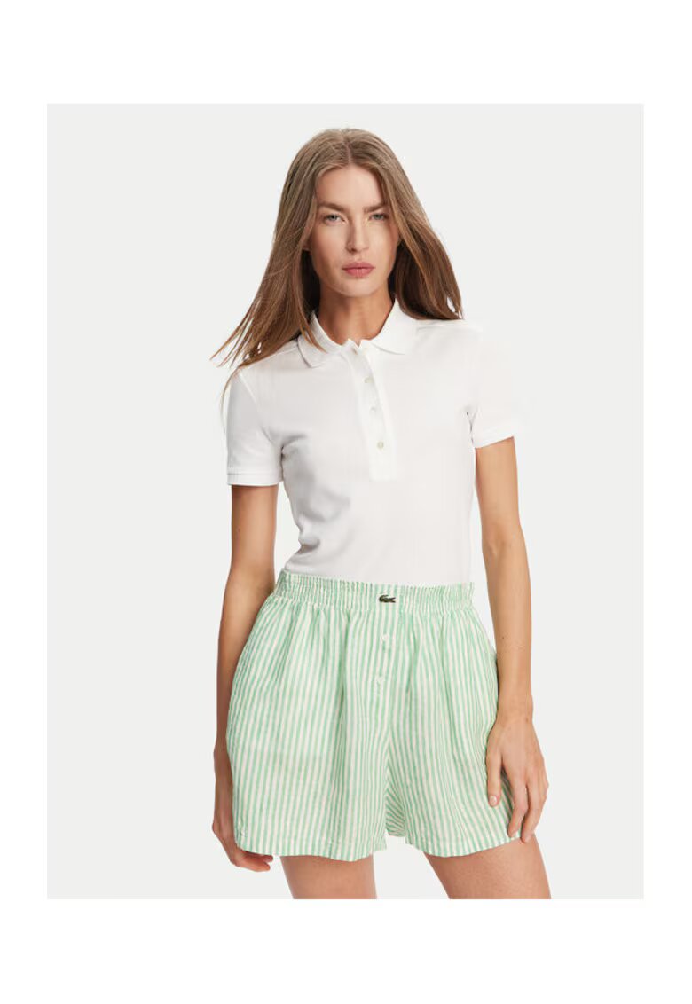 Lacoste Дамска тениска - 206964298 - Памук - Бяла