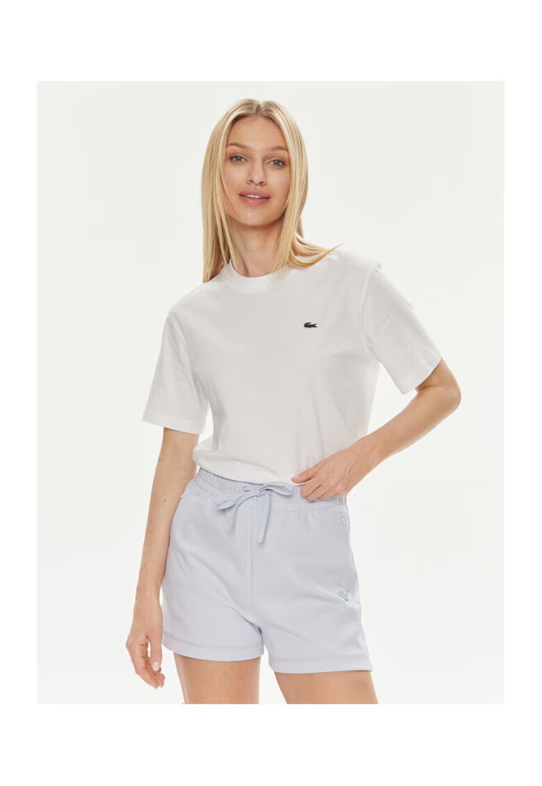 Lacoste Дамска тениска - 303714048 - Памук - Бяла