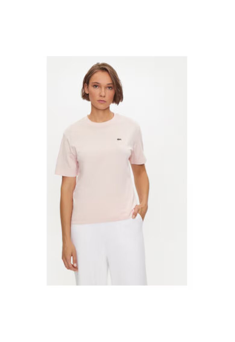 Lacoste Дамска тениска - 304581519 - Памук - Розов
