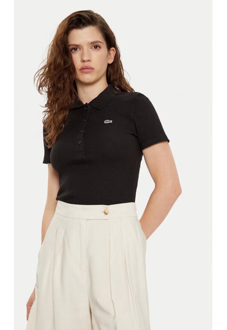Lacoste Дамска тениска - 304994555 - Органичен памук -