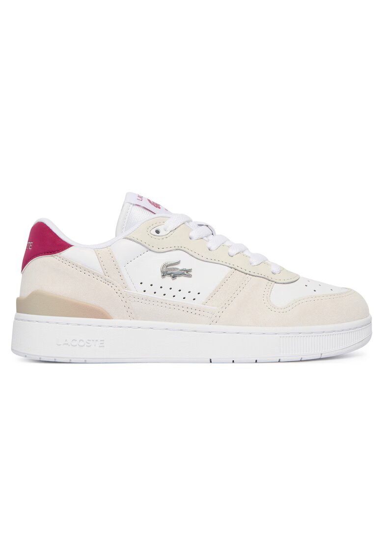 Lacoste Дамски кецове - естествена кожа - бежови - 51SFA0114