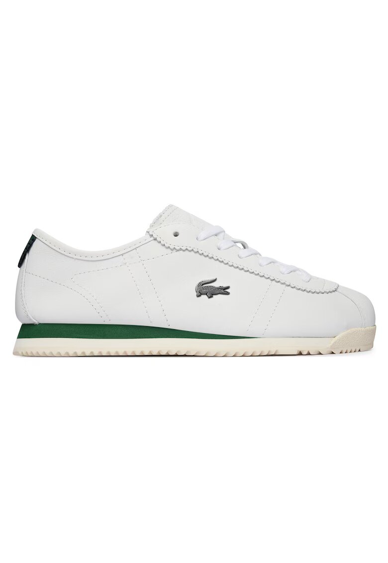 Lacoste Дамски кецове - естествена кожа - /зелен - минималистични - удобни