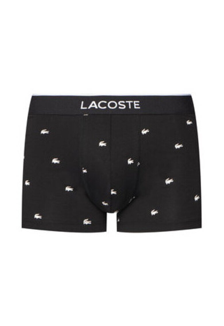 Lacoste Комплект от 3 чифта мъжки боксерки - Черни - памук - еластан