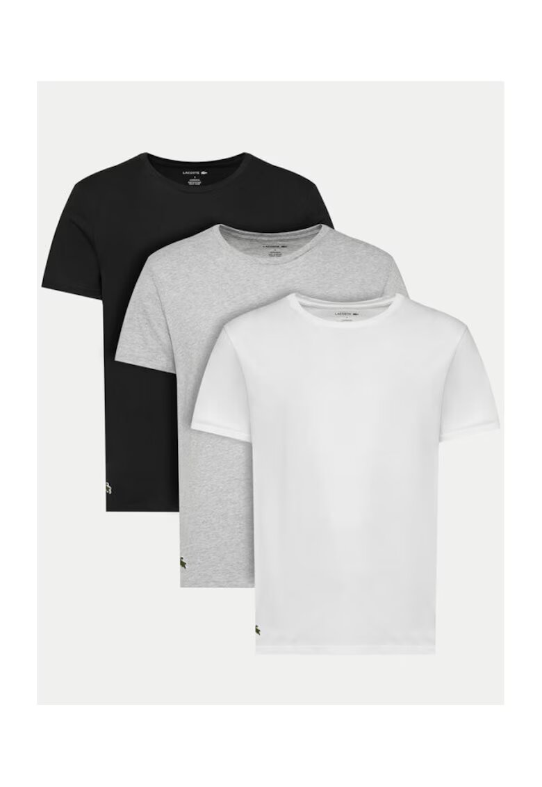 Lacoste Комплект от 3 мъжки тениски - 304998119 - Памук -
