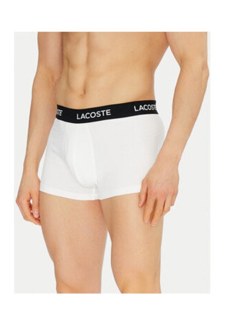 Lacoste Комплект от 7 чифта мъжки боксерки - бели - памук/еластан