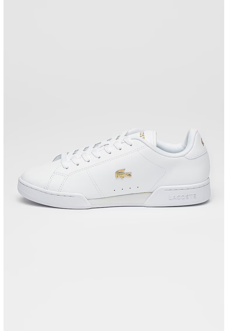 Lacoste Кожени спортни обувки Carnaby Cup - Бежов/Бял