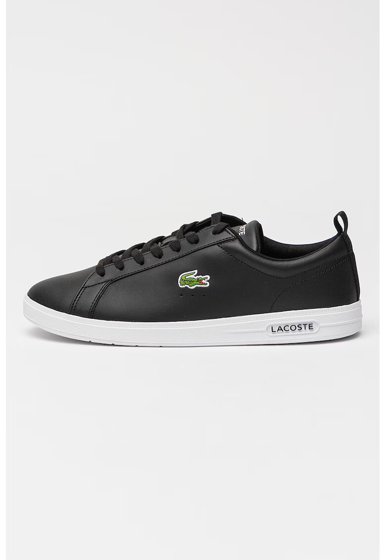 Lacoste Кожени спортни обувки до глезена Court Base с лого