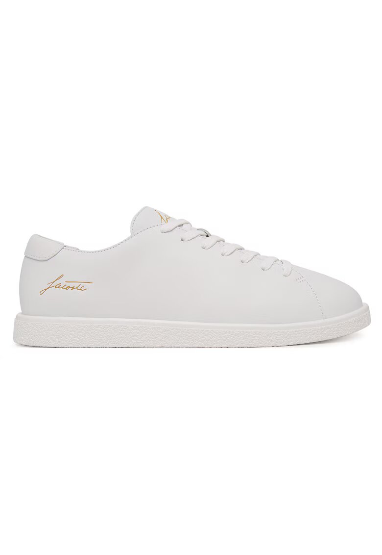 Lacoste Мъжки кецове - естествена кожа - бели