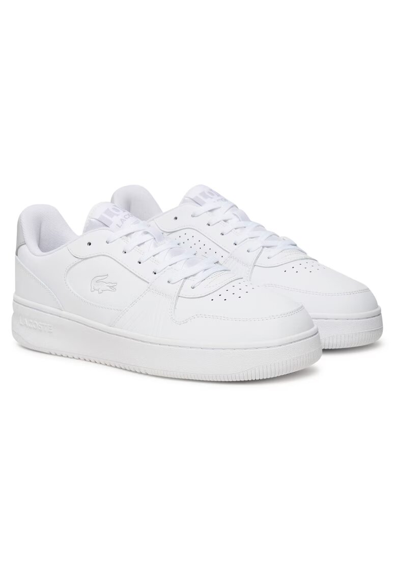Lacoste Мъжки кецове естествена кожа - бели