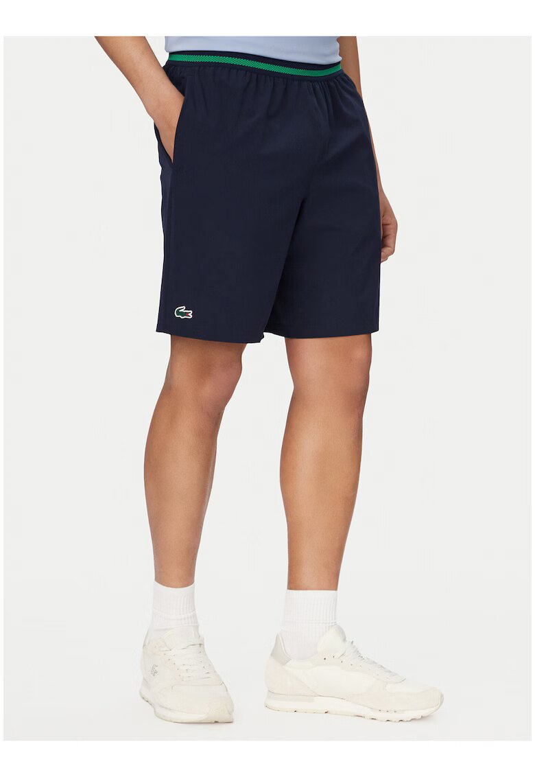 Lacoste Мъжки панталони - ежедневен - тъмносин - полиестер-еластан