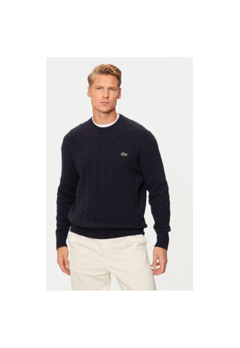 Lacoste Мъжки пуловер - 304585043 - Вълна - XL INTL