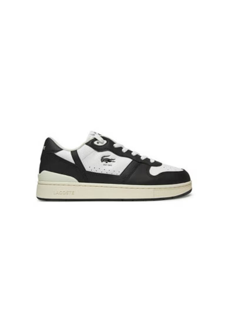 Lacoste Мъжки спортни обувки - 748SMA0042 - Естествена кожа - - Бял/Черен