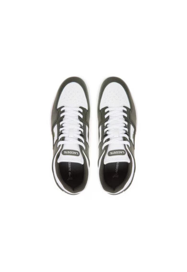 Lacoste Мъжки спортни обувки - 749SMA0037 - Естествена кожа - 46 EU - Бял/Зелен - Бял/Зелен