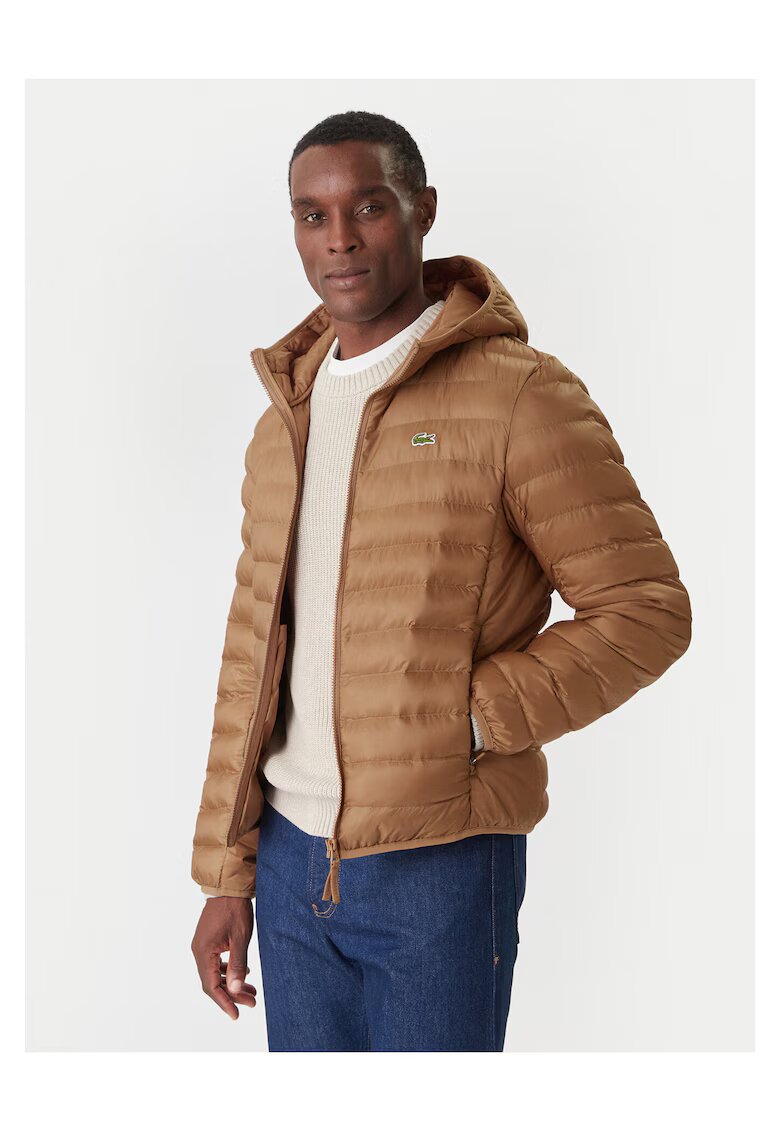 Lacoste Мъжко преходно яке кафяво