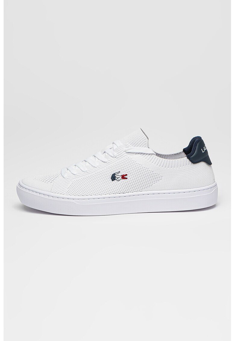 Lacoste Спортни обувки LA Pique 2.0 - Бял/Тъмносин