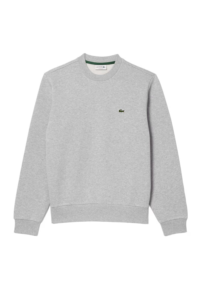 Lacoste Суитшърт с памук с лого - Сив