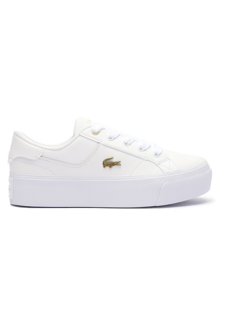 Lacoste Тренировъчни обувки от кожа Ziane с равна платформа