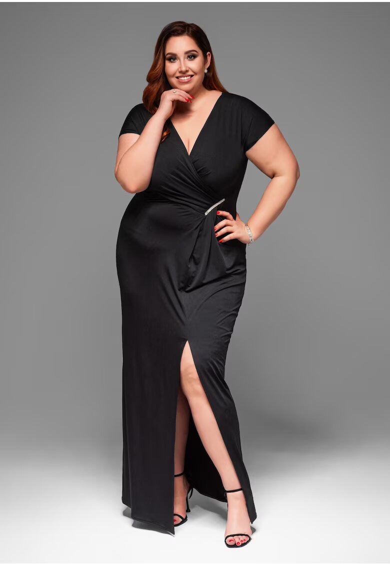 Larica Вечерна рокля Maxi Plus size LACRICA LA-OM-DLR013
