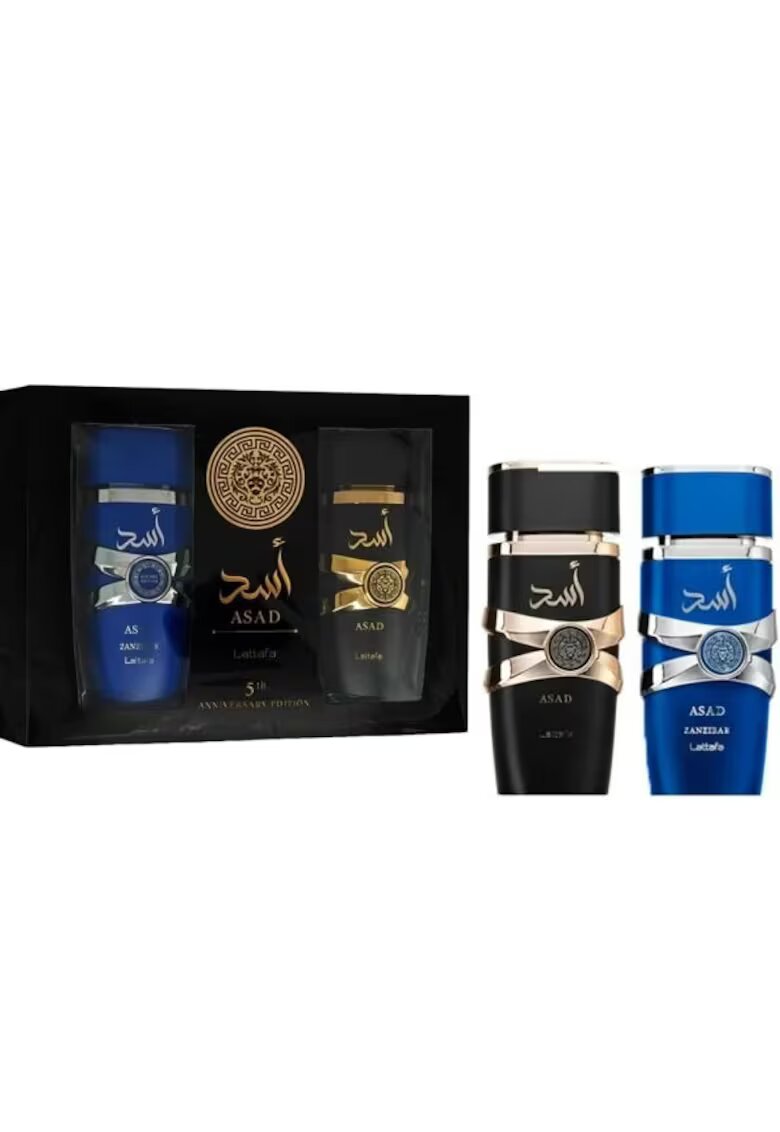 Lattafa Парфюмна вода Asad and Asad Zanzibar Set - 100 мл - мъже