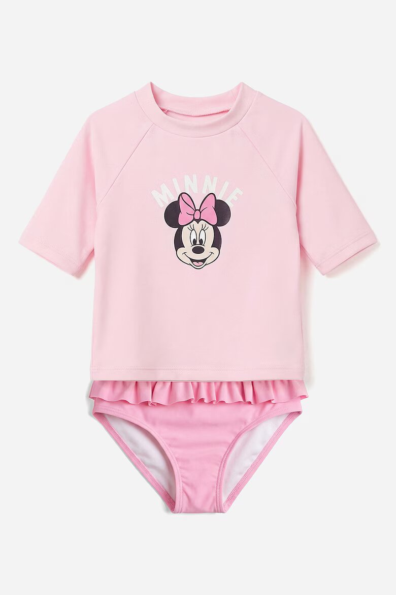 LC WAIKIKI Бански с шарка на Minnie Mouse - 2 чифта Розово