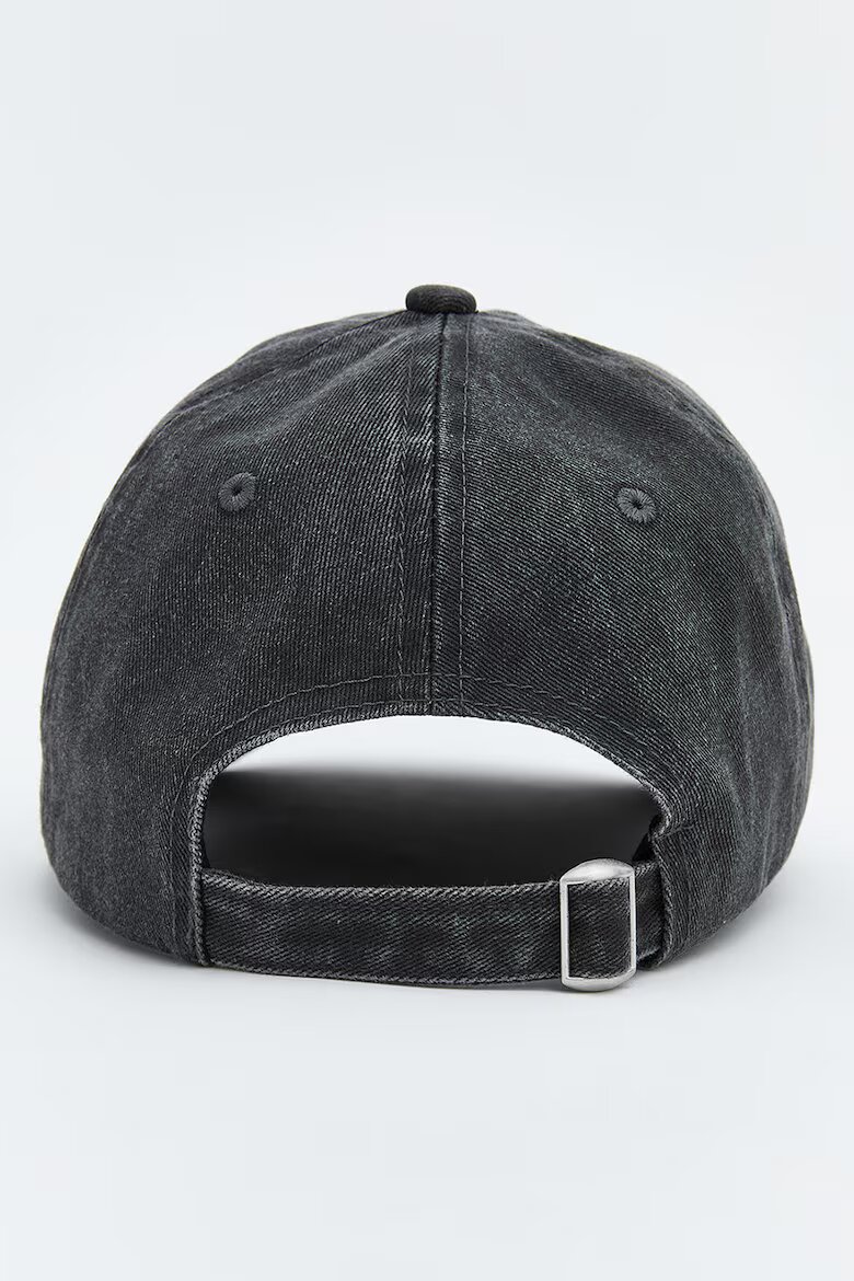 LC WAIKIKI Бейзболна шапка с бродиран надпис Антрацитно сиво