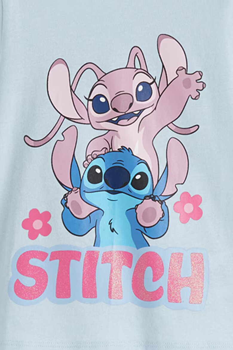 LC WAIKIKI Блуза с принт на Stitch Пастелносин