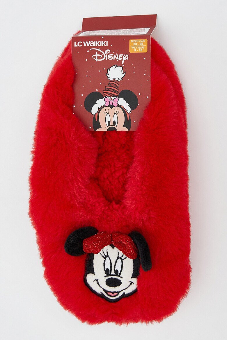 LC WAIKIKI Буйки с принт на Minnie Mouse Червен/Бял/Черен