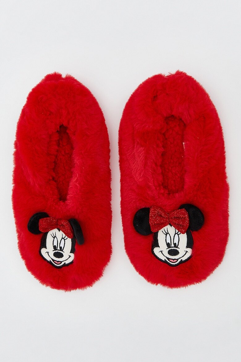 LC WAIKIKI Буйки с принт на Minnie Mouse Червен/Бял/Черен
