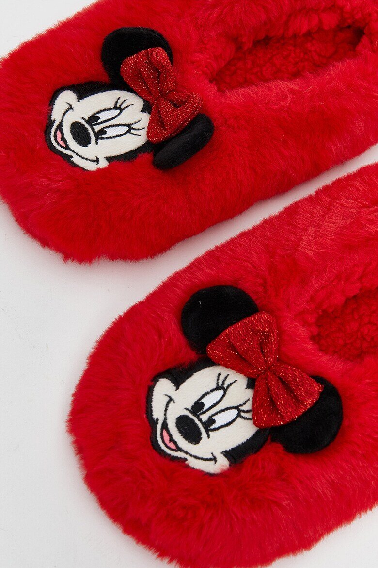 LC WAIKIKI Буйки с принт на Minnie Mouse Червен/Бял/Черен