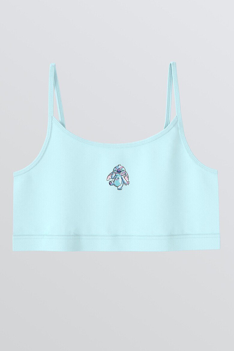 LC WAIKIKI Бюстие с шарка на Stitch - 2 броя Бял/Светлосин