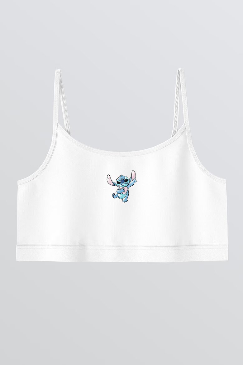 LC WAIKIKI Бюстие с шарка на Stitch - 2 броя Бял/Светлосин