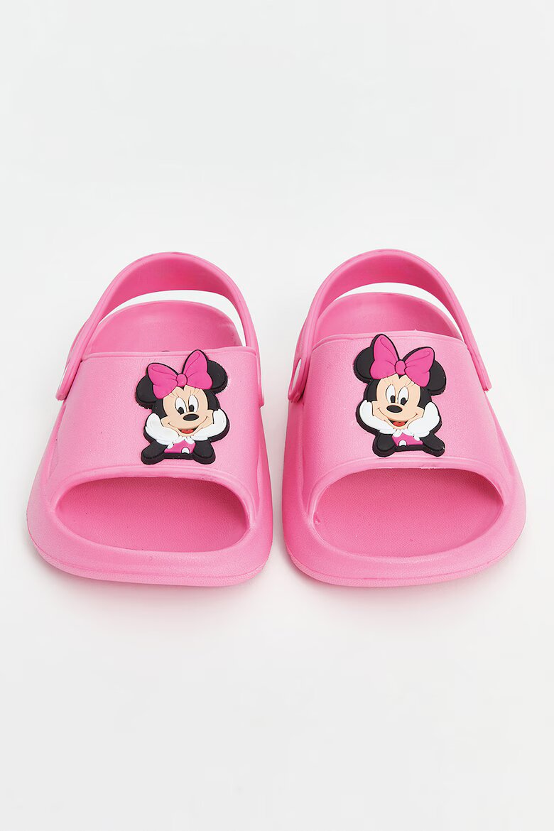 LC WAIKIKI Чехли Minnie Mouse с отворена пета Черен/Пастелнорозов/Бял