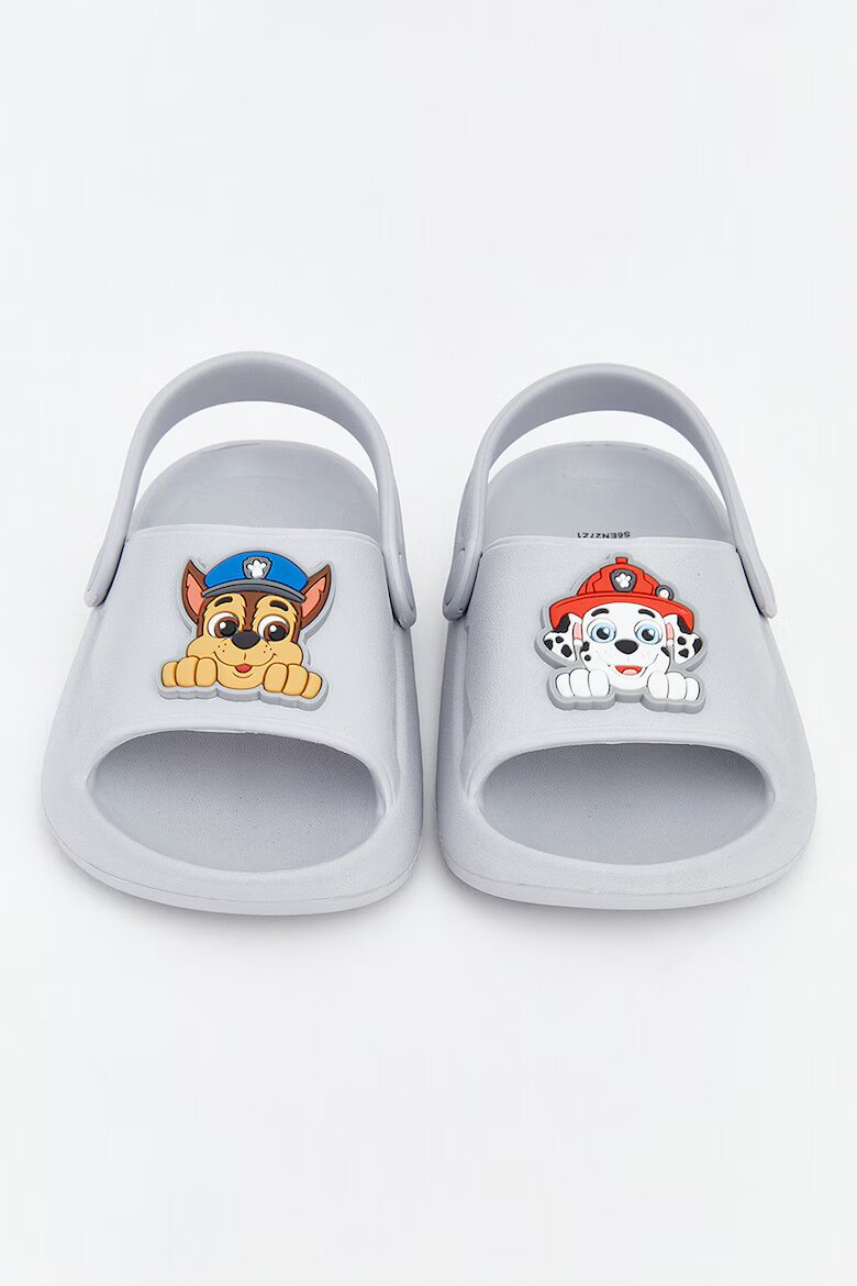 LC WAIKIKI Чехли с отворена пета и Paw Patrol Бял/Светло сив/Оранжев