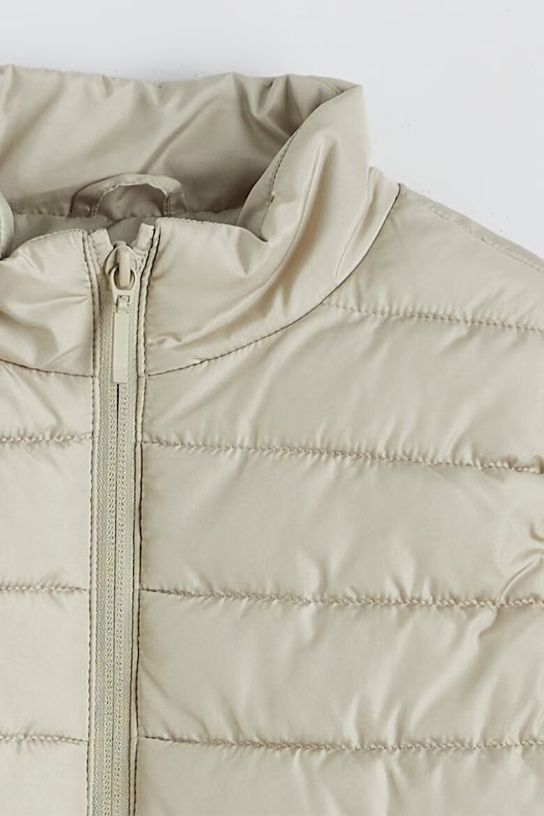 LC WAIKIKI Капитониран елек с ниска яка Светло каки