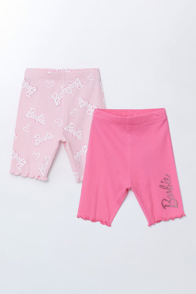 LC WAIKIKI Къс клин с шарка на Barbie - 2 чифта Розово