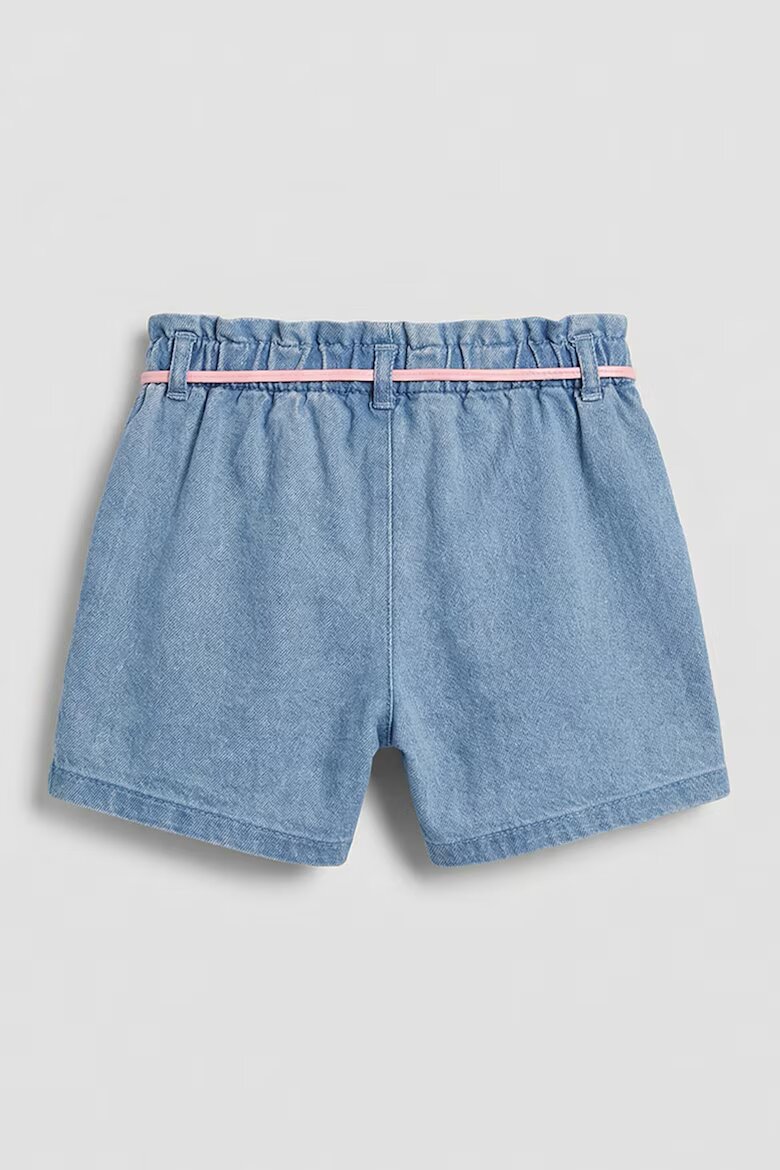 LC WAIKIKI Къси дънки с връзка Син меланж