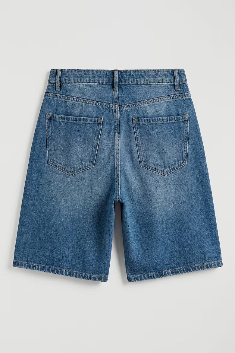 LC WAIKIKI Къси прави дънки Прашно синьо
