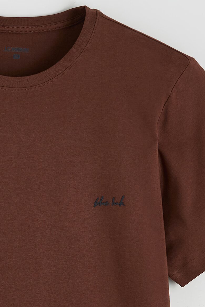 LC WAIKIKI Памучна пижама с джобове Сив/Светлокафяв/Петролно синьо