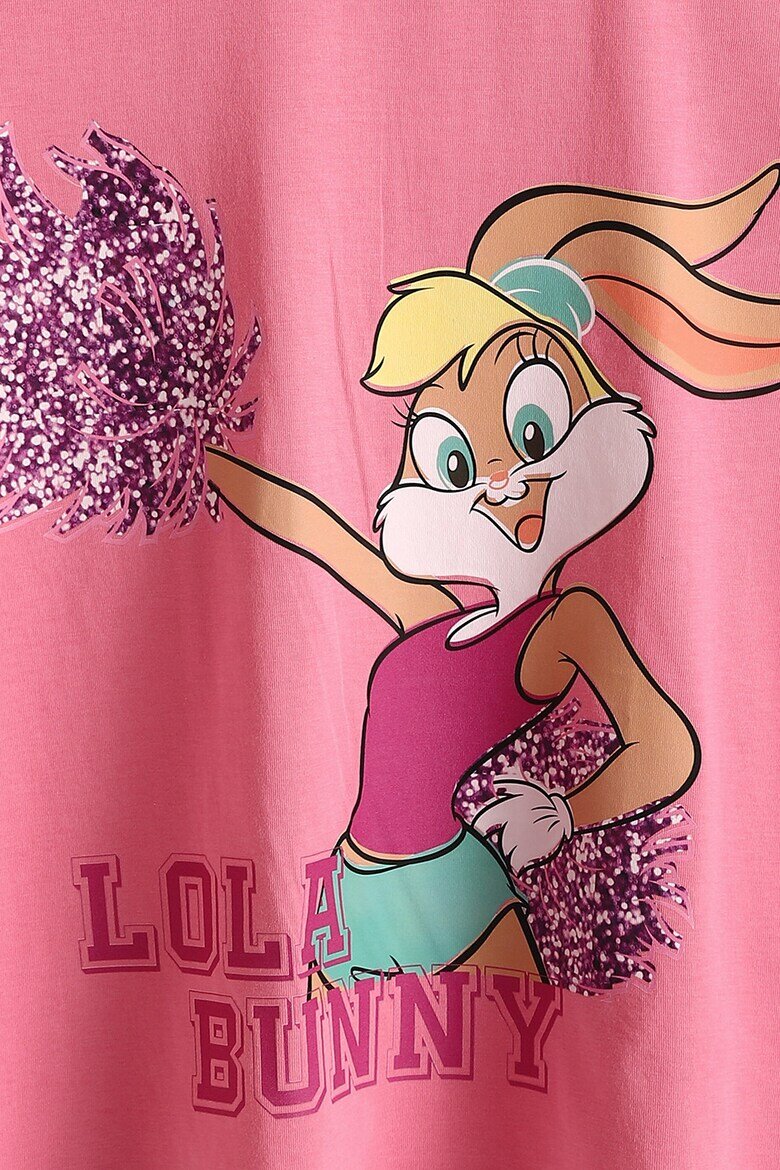 LC WAIKIKI Памучна тениска Lola Bunny Розово