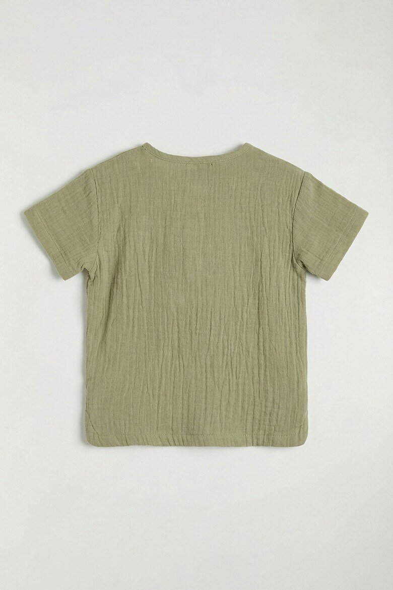 LC WAIKIKI Релефна тениска и къс панталон - 2 части Sage Green