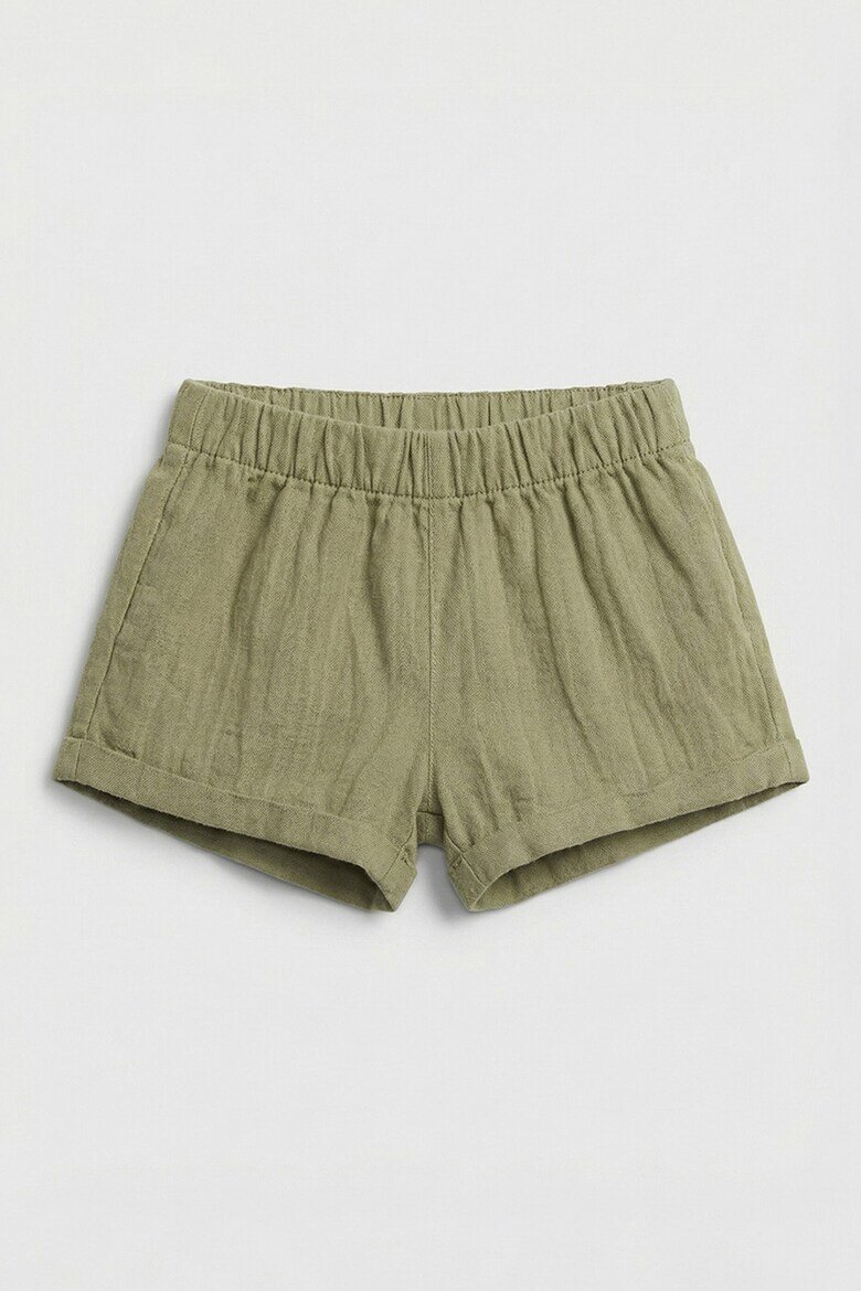 LC WAIKIKI Релефна тениска и къс панталон - 2 части Sage Green