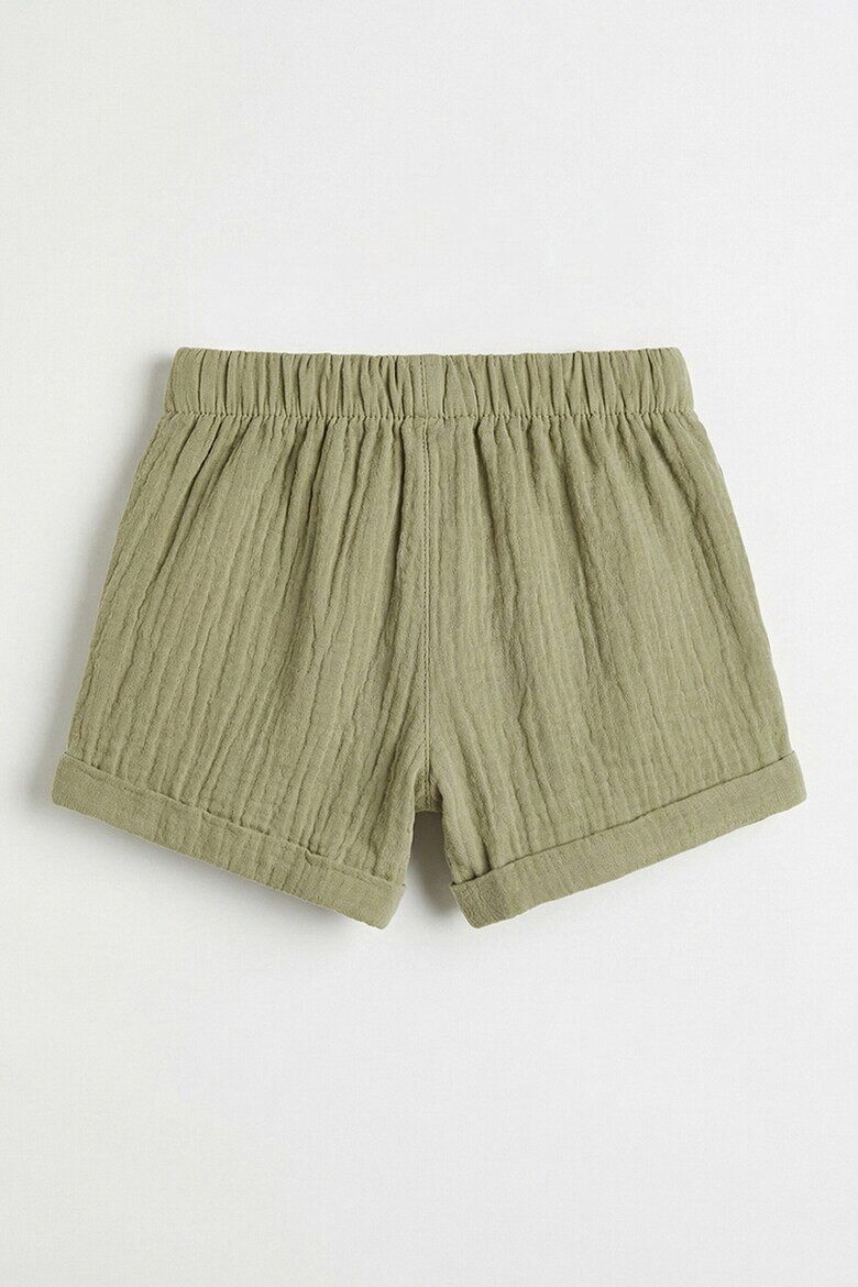 LC WAIKIKI Релефна тениска и къс панталон - 2 части Sage Green