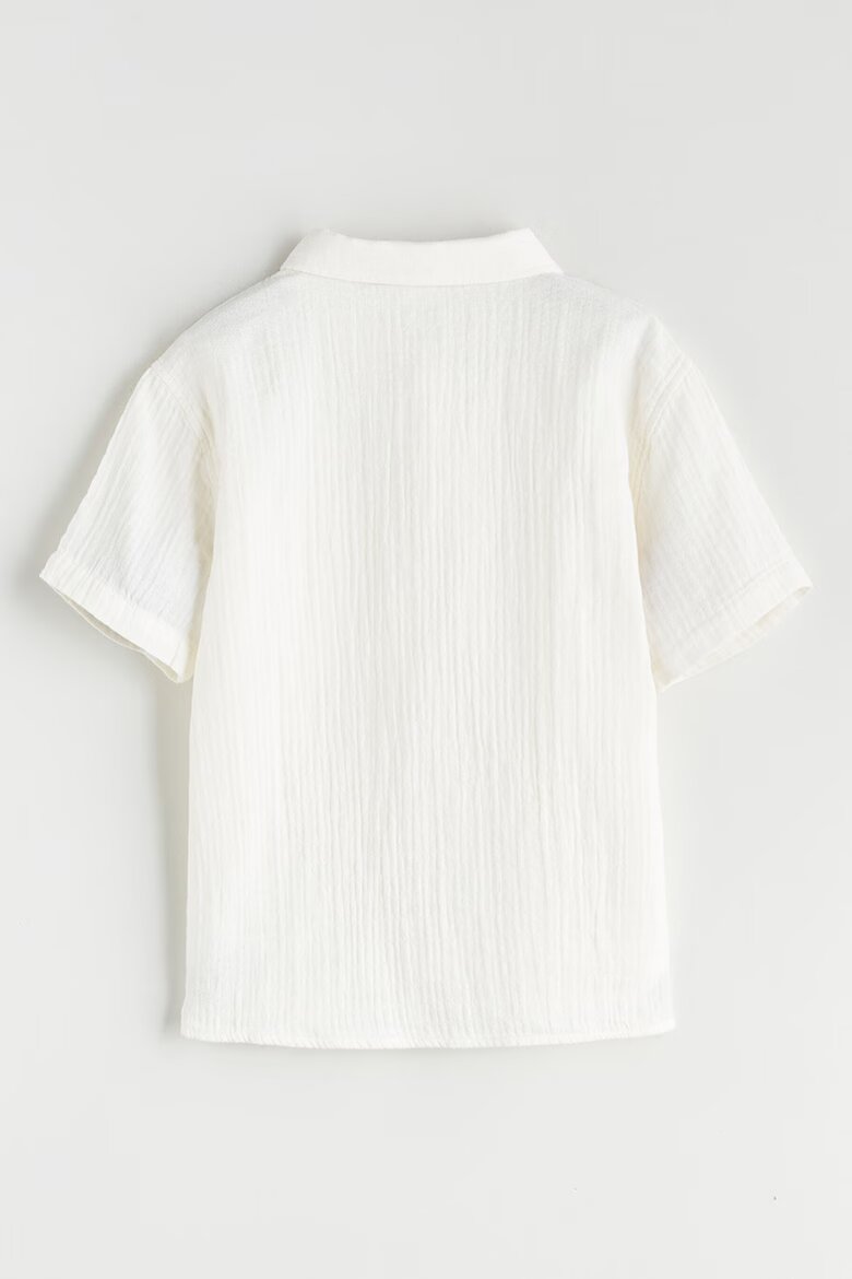 LC WAIKIKI Риза с къси ръкави и джоб Крем