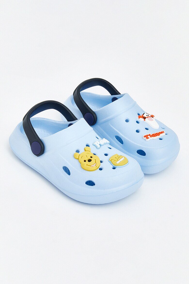 LC WAIKIKI Сабо Winnie The Pooh с отворена пета Шафраново жълто/Мандарина/Светлосин
