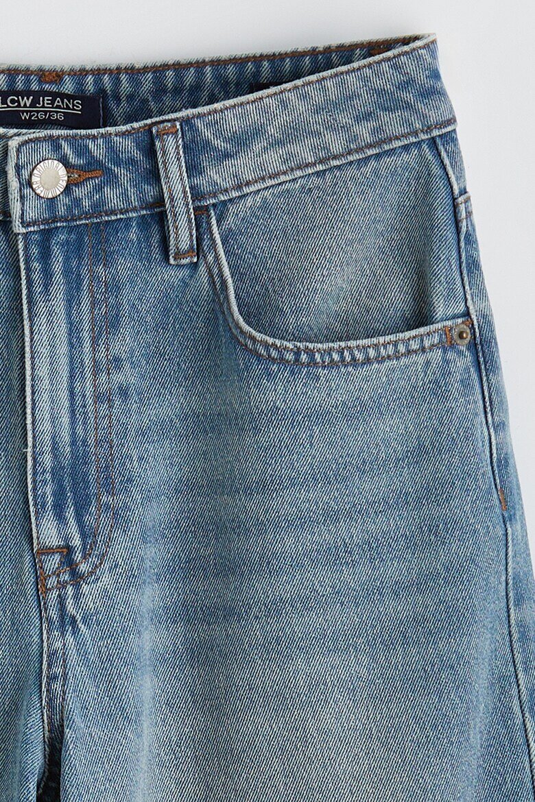 LC WAIKIKI Скъсени дънки с памук и лиосел Индигово синьо