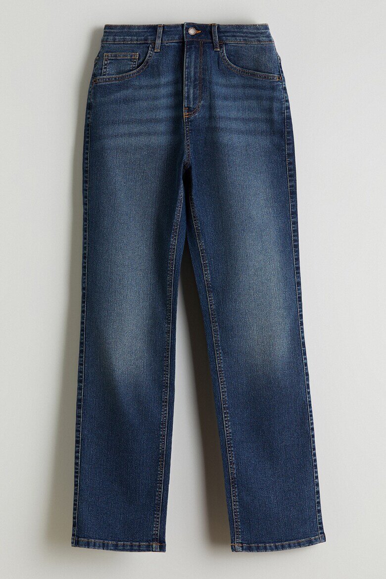 LC WAIKIKI Скъсени дънки стил Mom Fit Светлосин