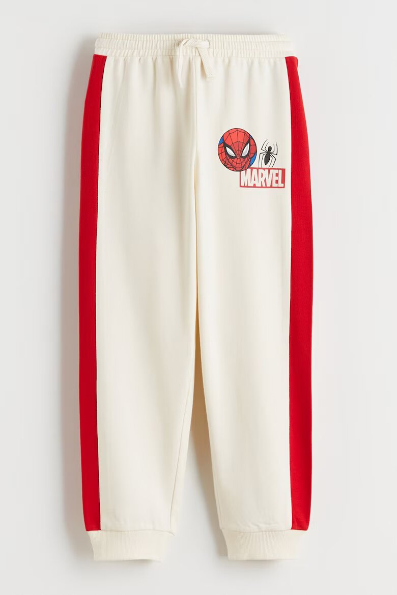 LC WAIKIKI Спортен панталон от памък с шарка на Spider-man Червен/Крем