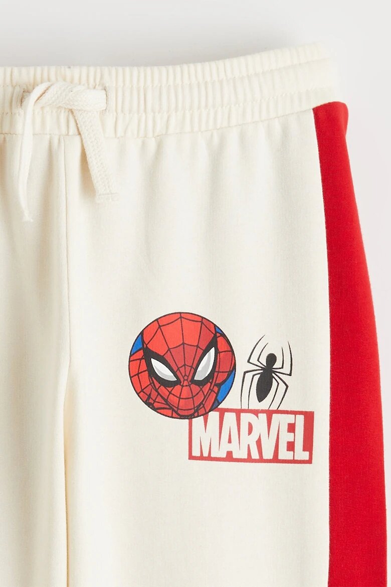 LC WAIKIKI Спортен панталон от памък с шарка на Spider-man Червен/Крем