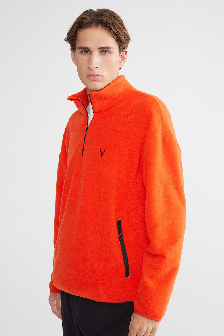 LC WAIKIKI Суитшърт с къс цип Оранжев