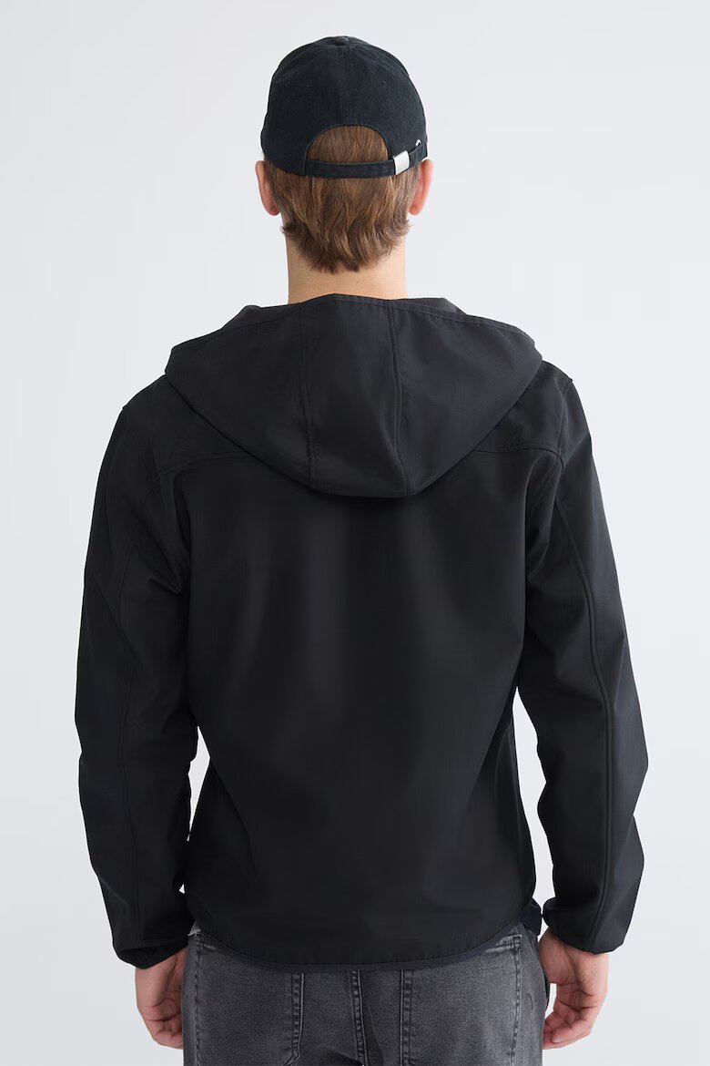 LC WAIKIKI Яке със Softshell и качулка Черен
